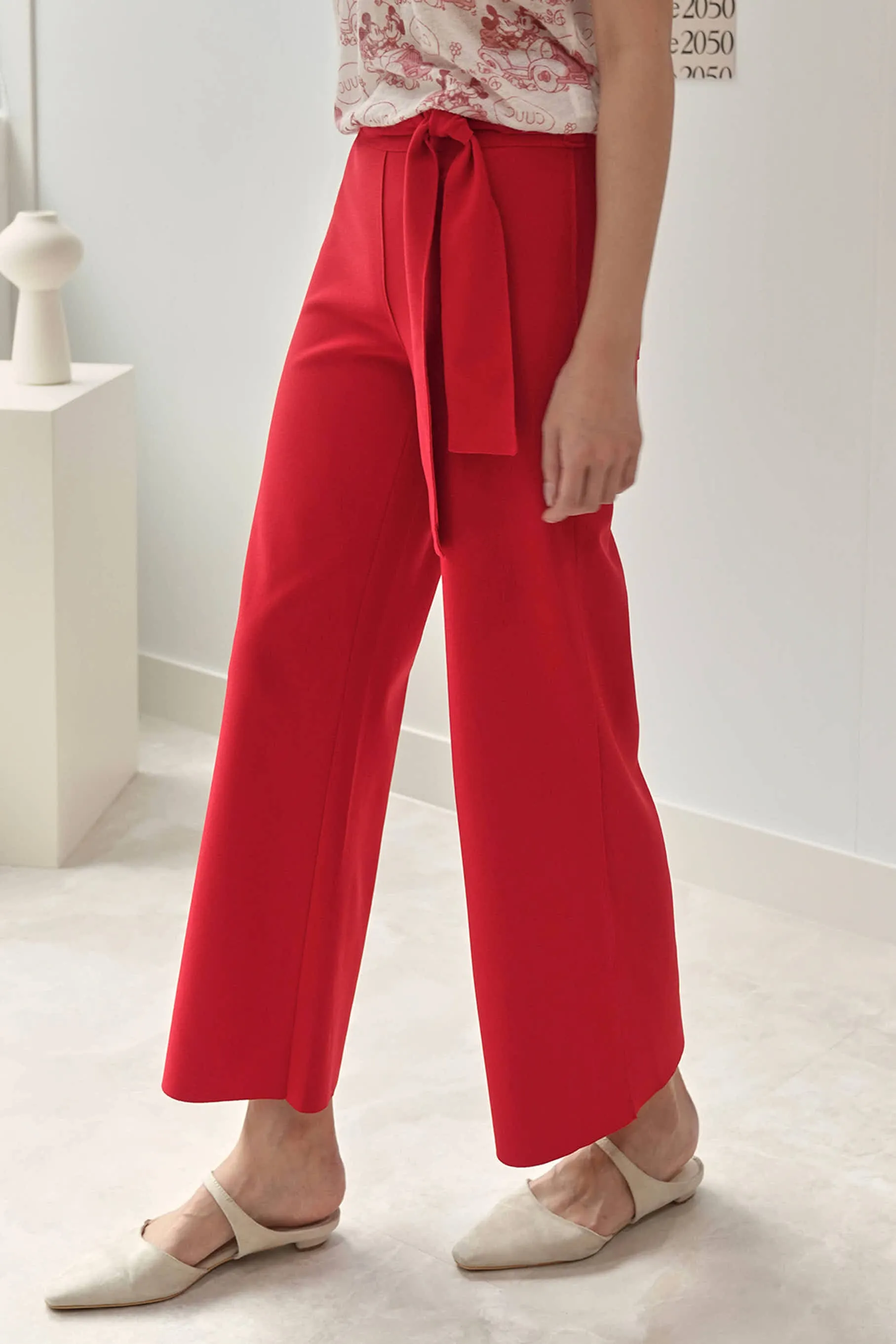 Elise Ribbon Tie Pants