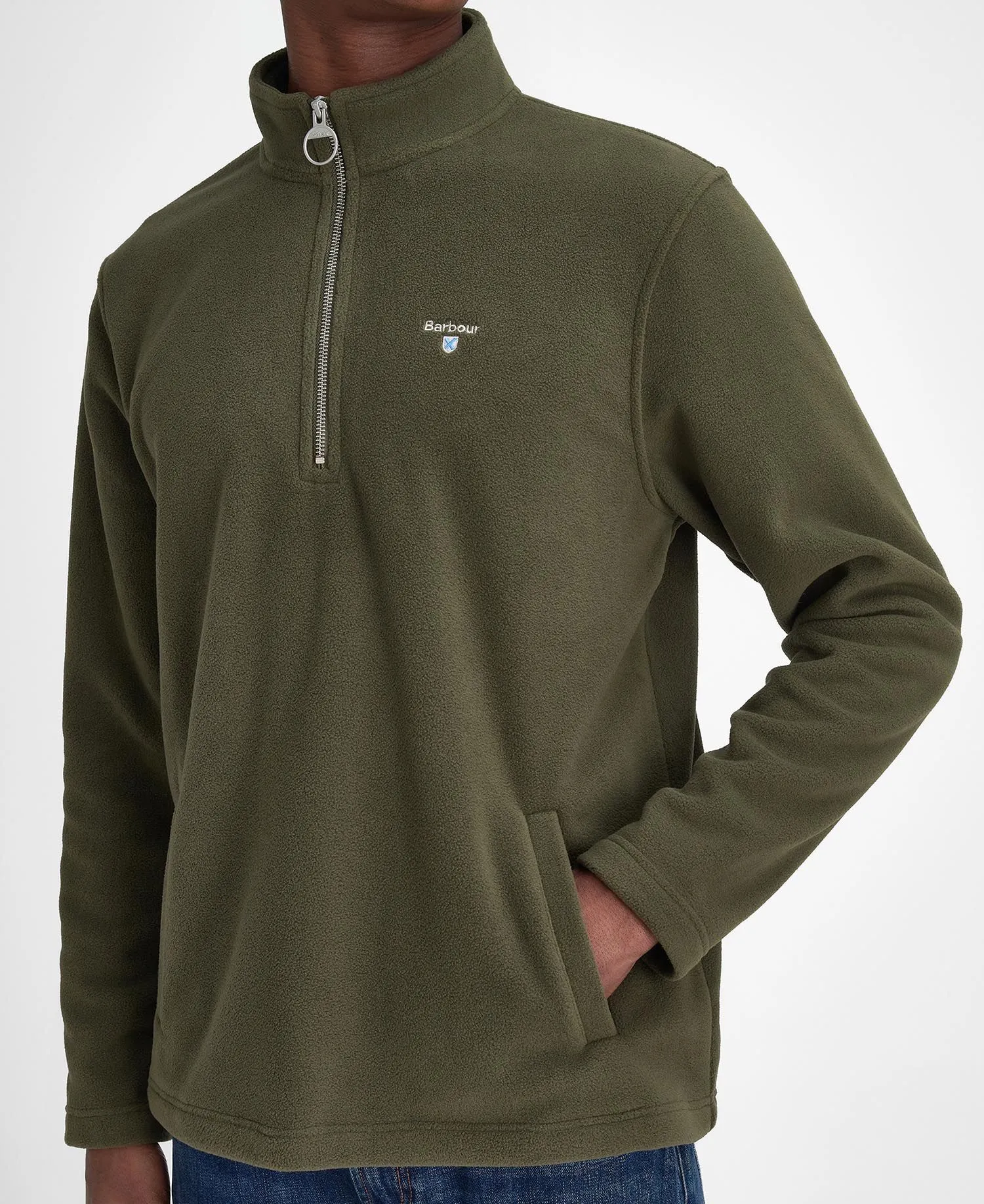 Essentials Half-Zip Fleece - Mid Olive