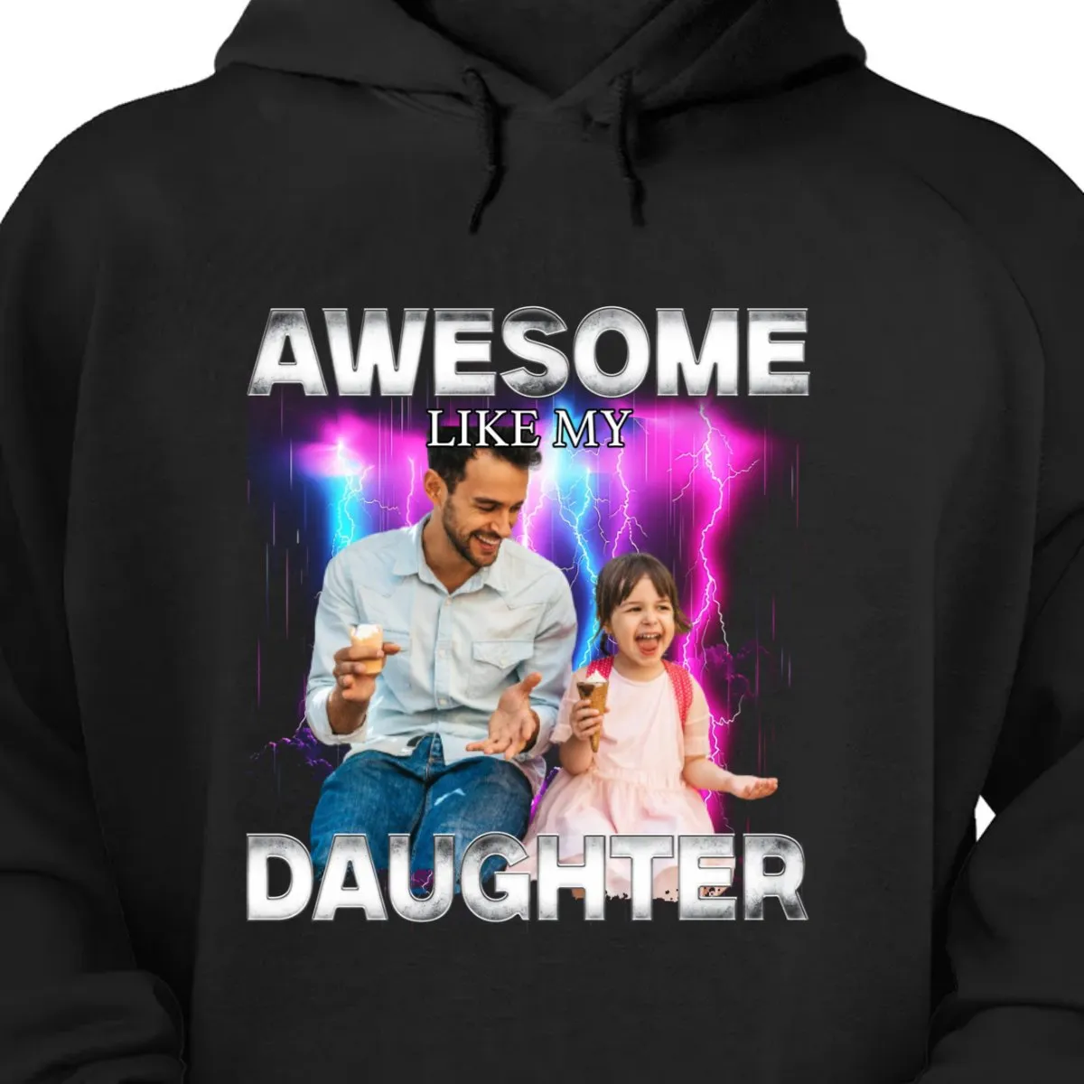 Family - Awesome Like My Daughter Bootleg Style - Personalized Unisex T-shirt, Hoodie, Sweatshirt