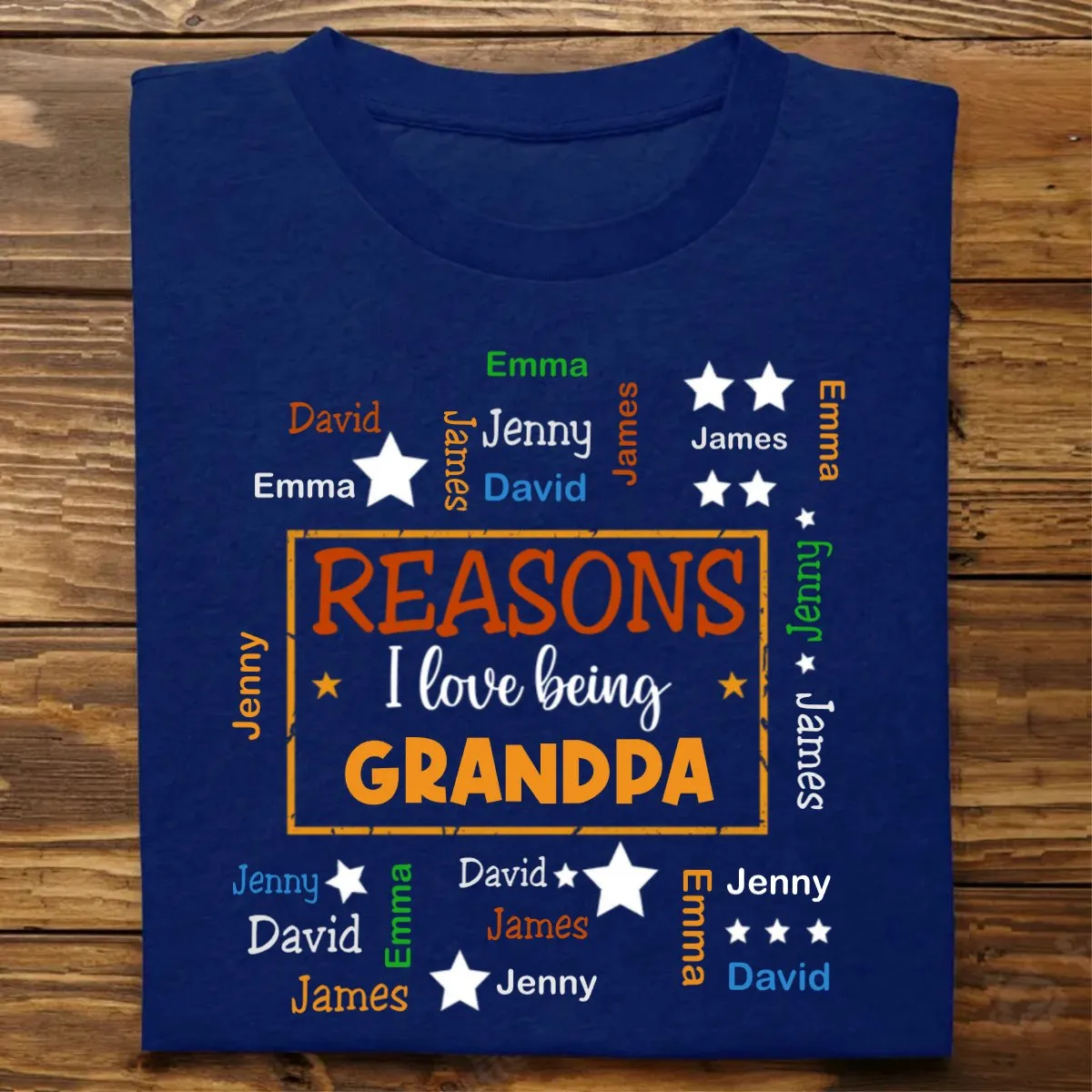 Family - Reasons I Love Being Word Art - Personalized T-Shirt, Sweater, Hoodie