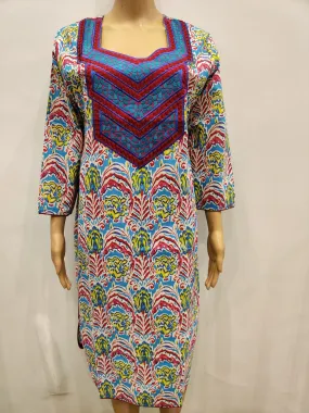 Flax Flower Kurti