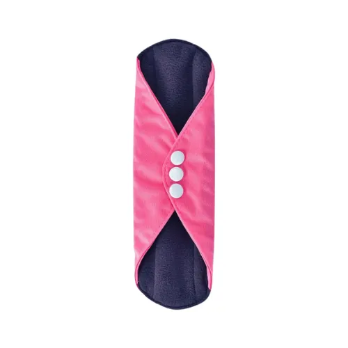 Flowette™  Tropical Rainforest Bamboo Cloth Reusable Pad Pink - Sustainable & Comfortable Period Care