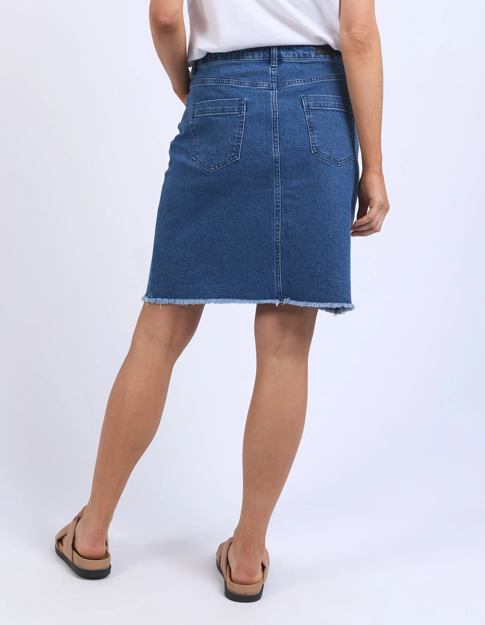 Foxwood Belle Skirt - Mid Blue