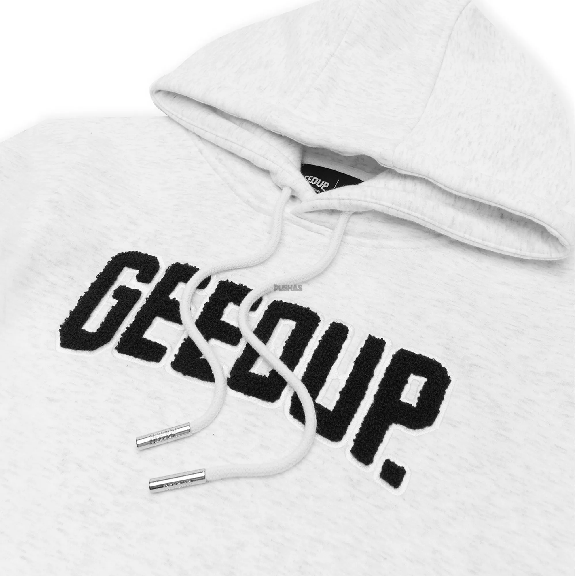 Geedup Play For Keeps Hoodie 'White Marle / Black' (2022)