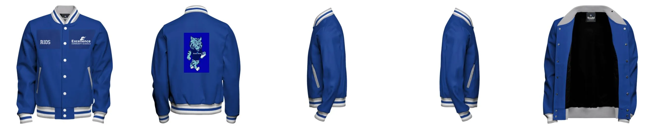 Genuine Leather & Wool Letterman Jacket