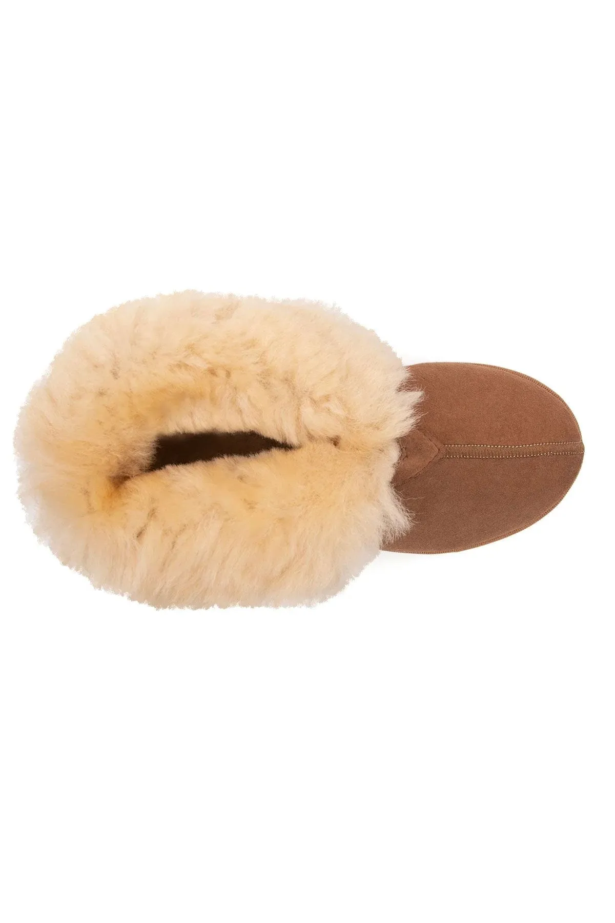 Genuine Suede Sheepskin Unisex Fudnap 191200 Tan