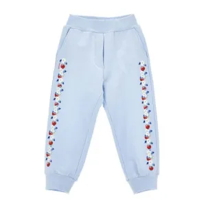 Girls Blue Cherry Joggers