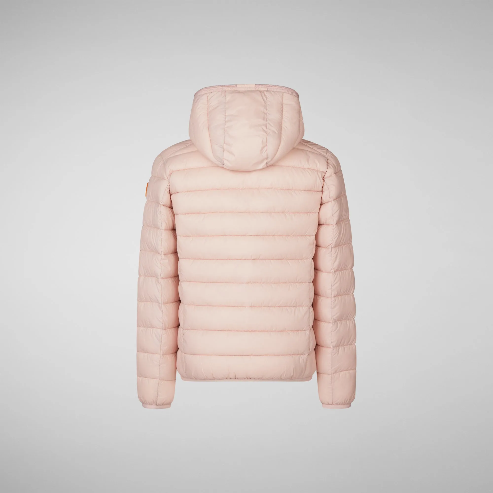 Girls' Lily Hooded Puffer Jacket in Blush Pink