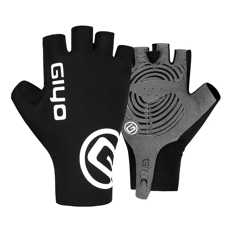 GIYO Outdoor Half-Finger Gloves Mountain Road Bike Cycling Gloves, Size: XXL(Black)