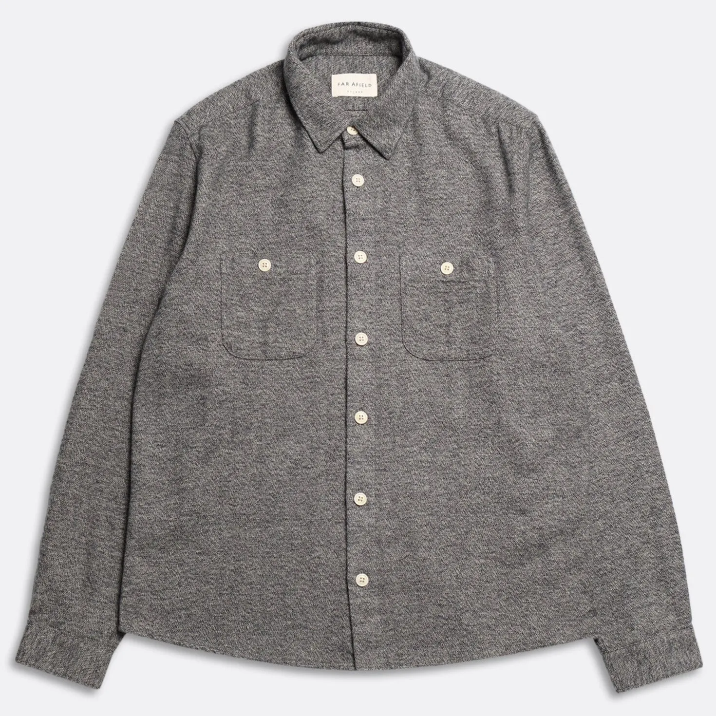 Grindle Patch Pocket Cotton Flannel Shirt