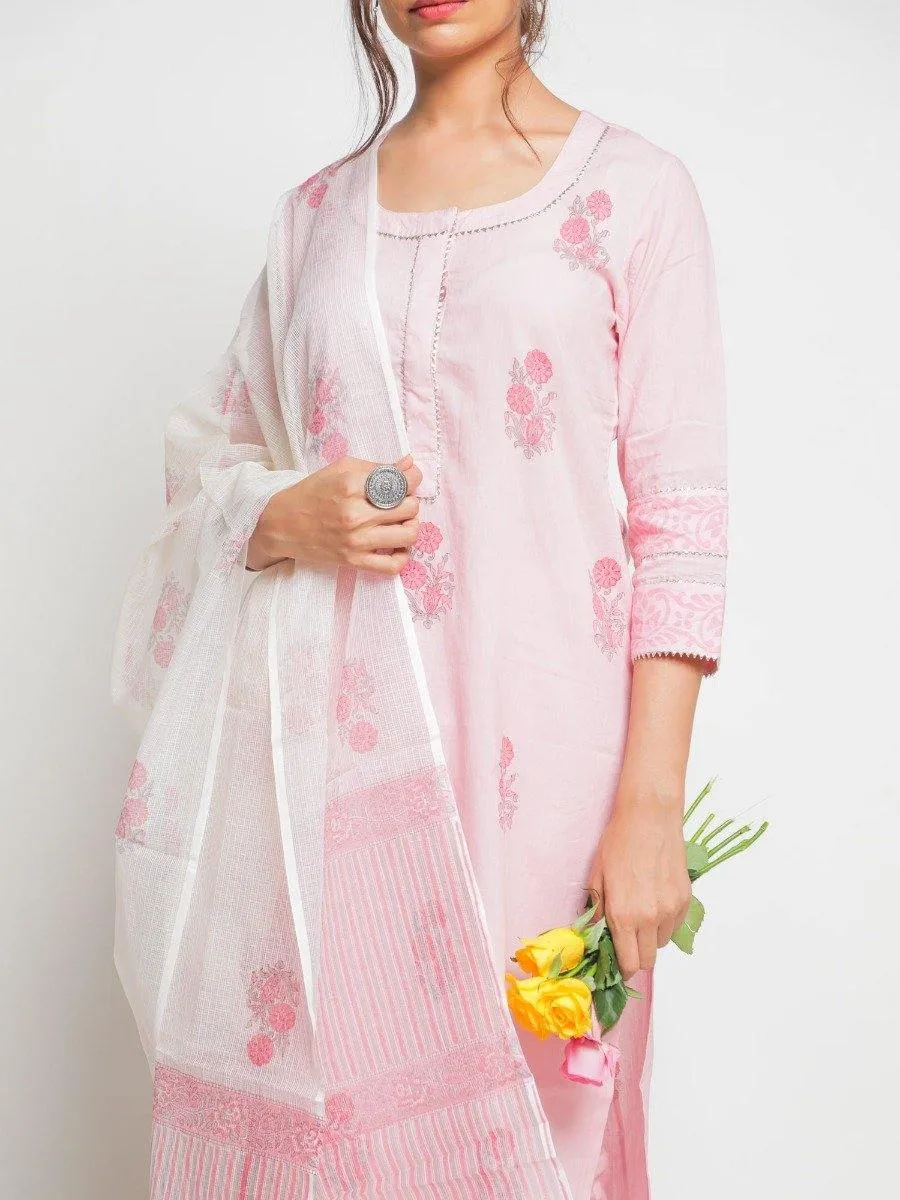 Gulaab Kurta With Pant & Dupatta (Set of 3)