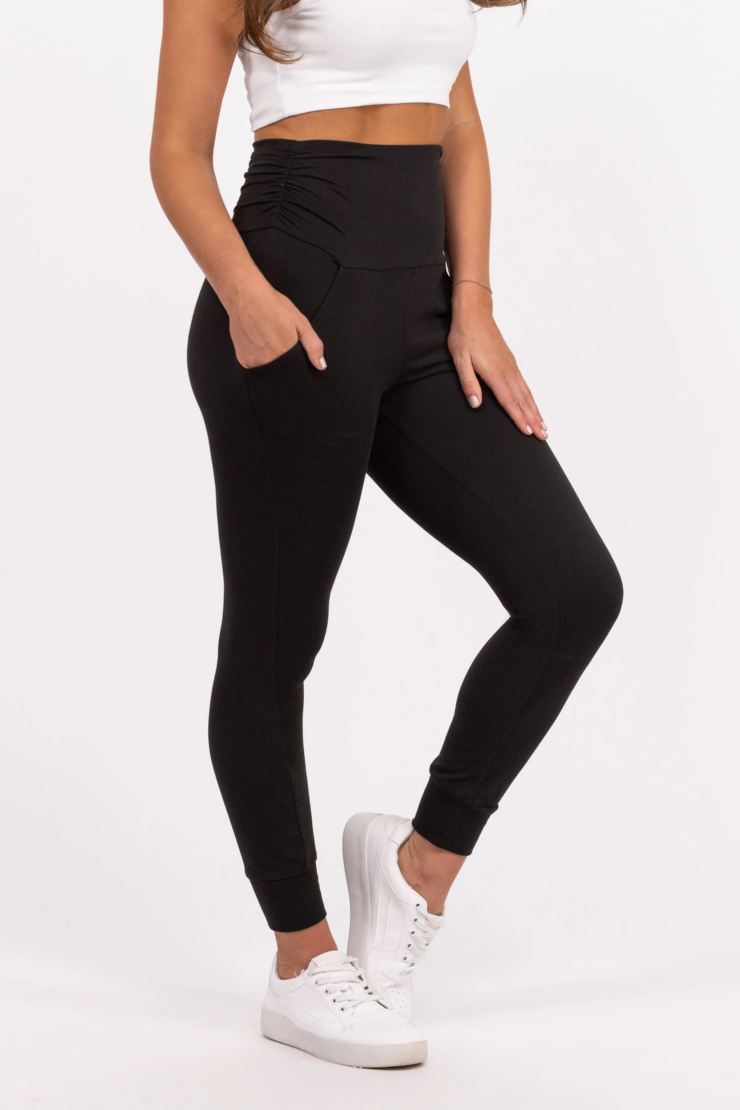 Haley Pleated Waist Joggers