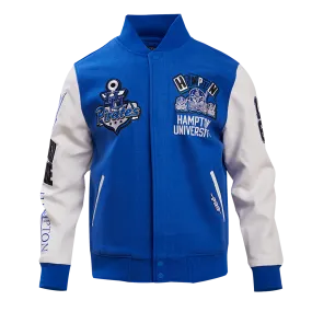 HAMPTON UNIVERSITY HOMECOMING MEN'S WOOL VARSITY JACKET (ROYAL BLUE/WHITE)