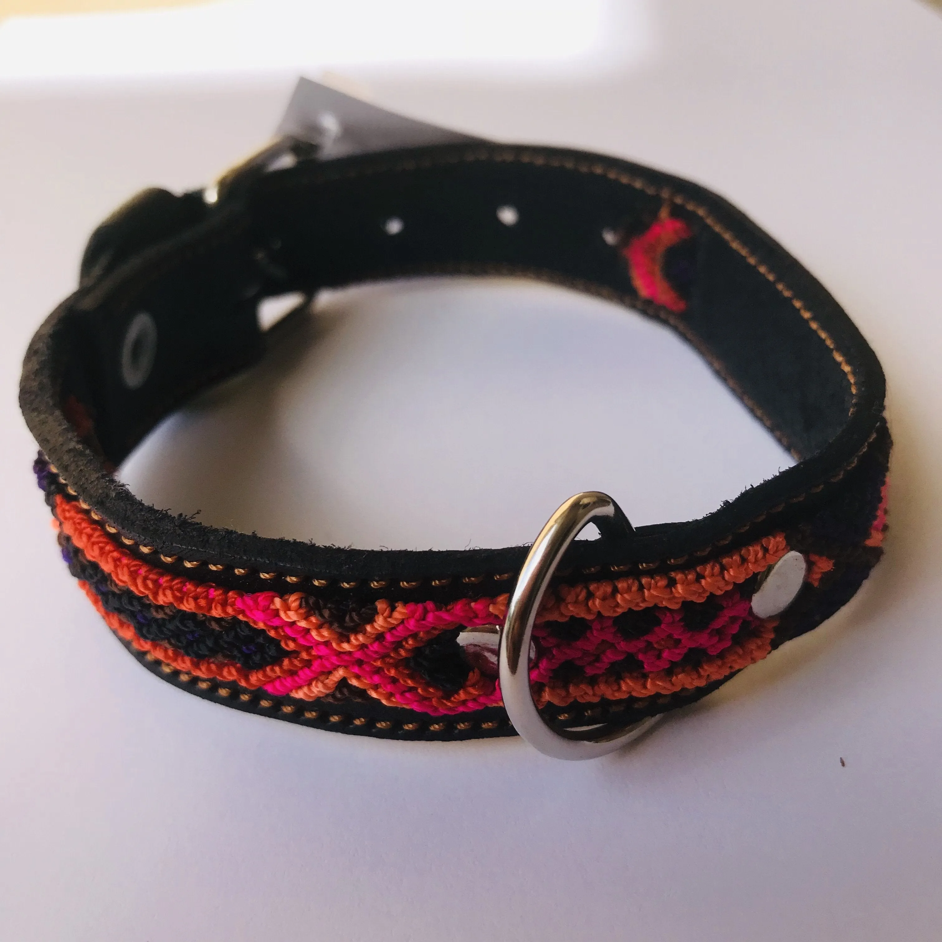 Hand Woven Dog Collar XXS for Cats and Mini Breeds