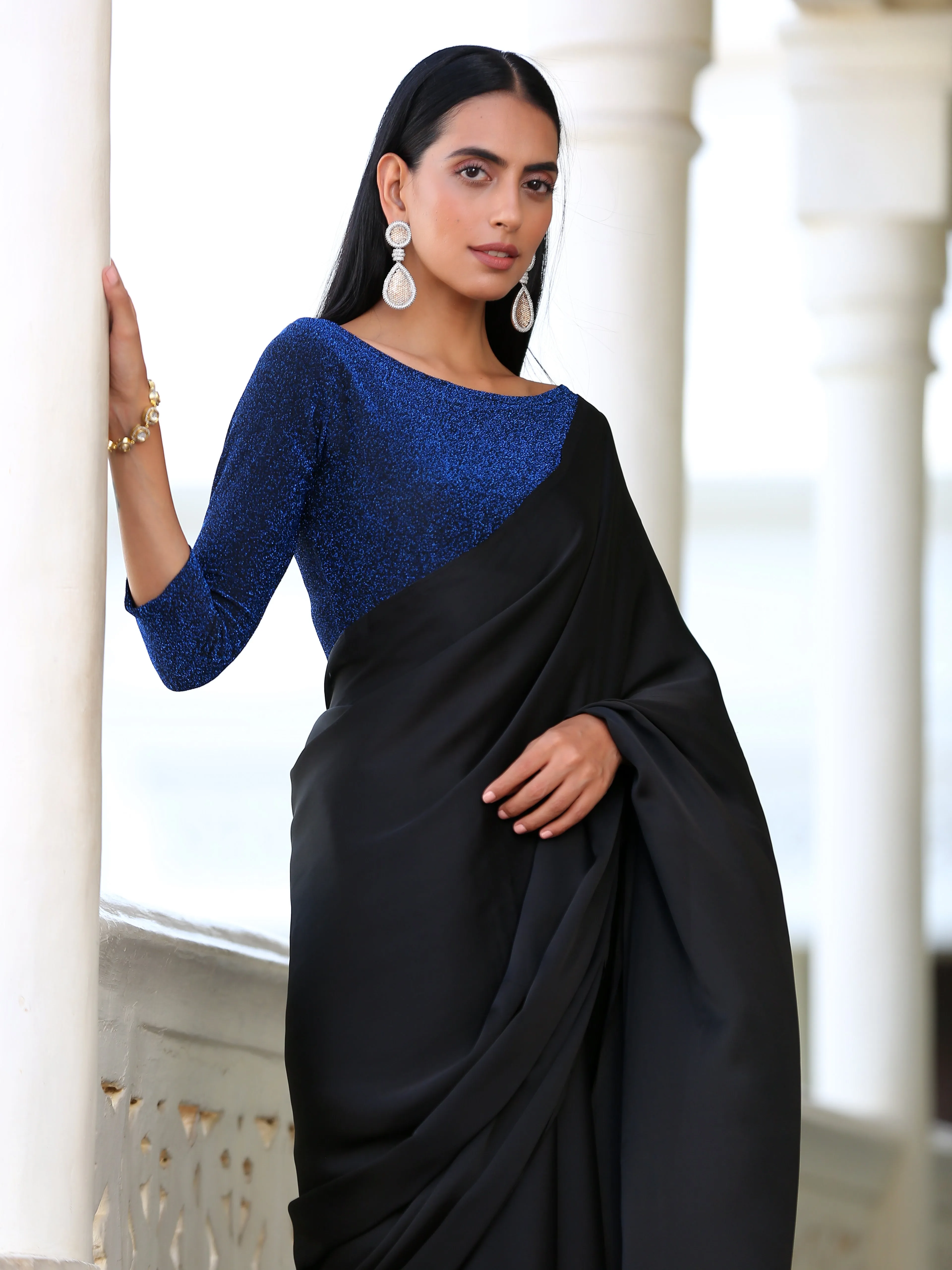 High Stretch Night Sky Comfort Blouse