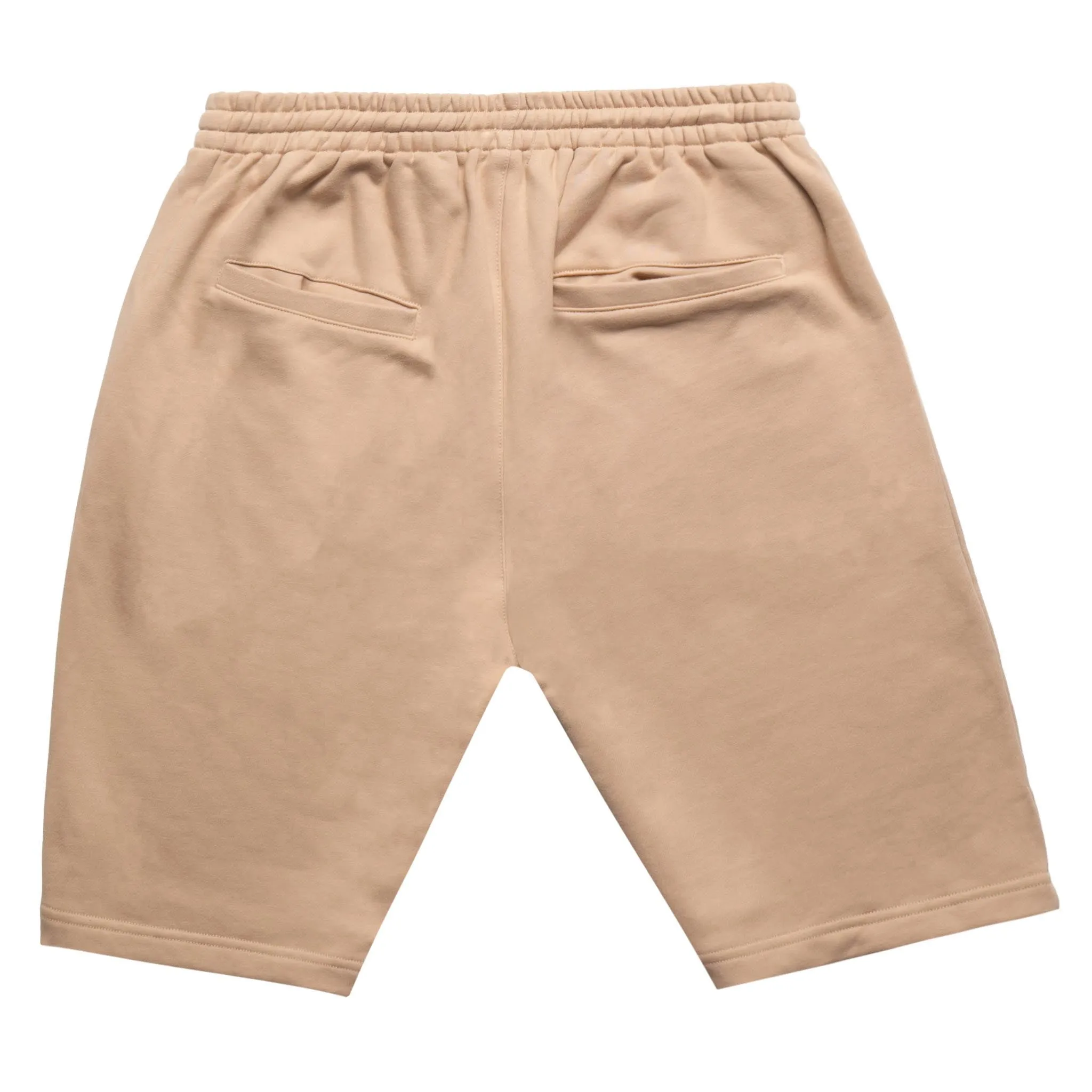 HOMME  Rubber Patch Shorts Caramel