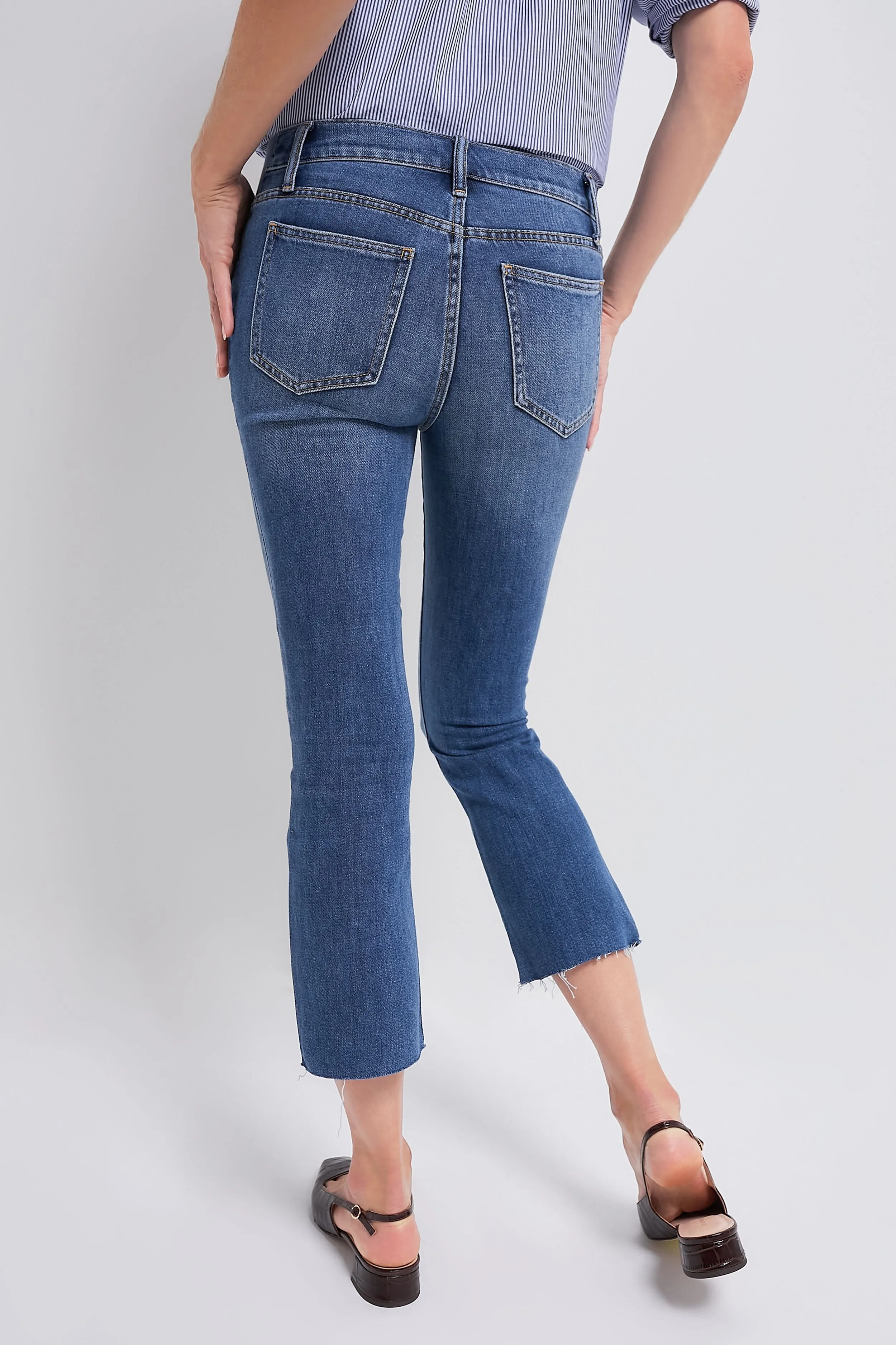 Indigo The Crop Maternity Jean