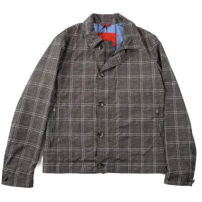 Isaia Lightweight Printed Flight Jacket