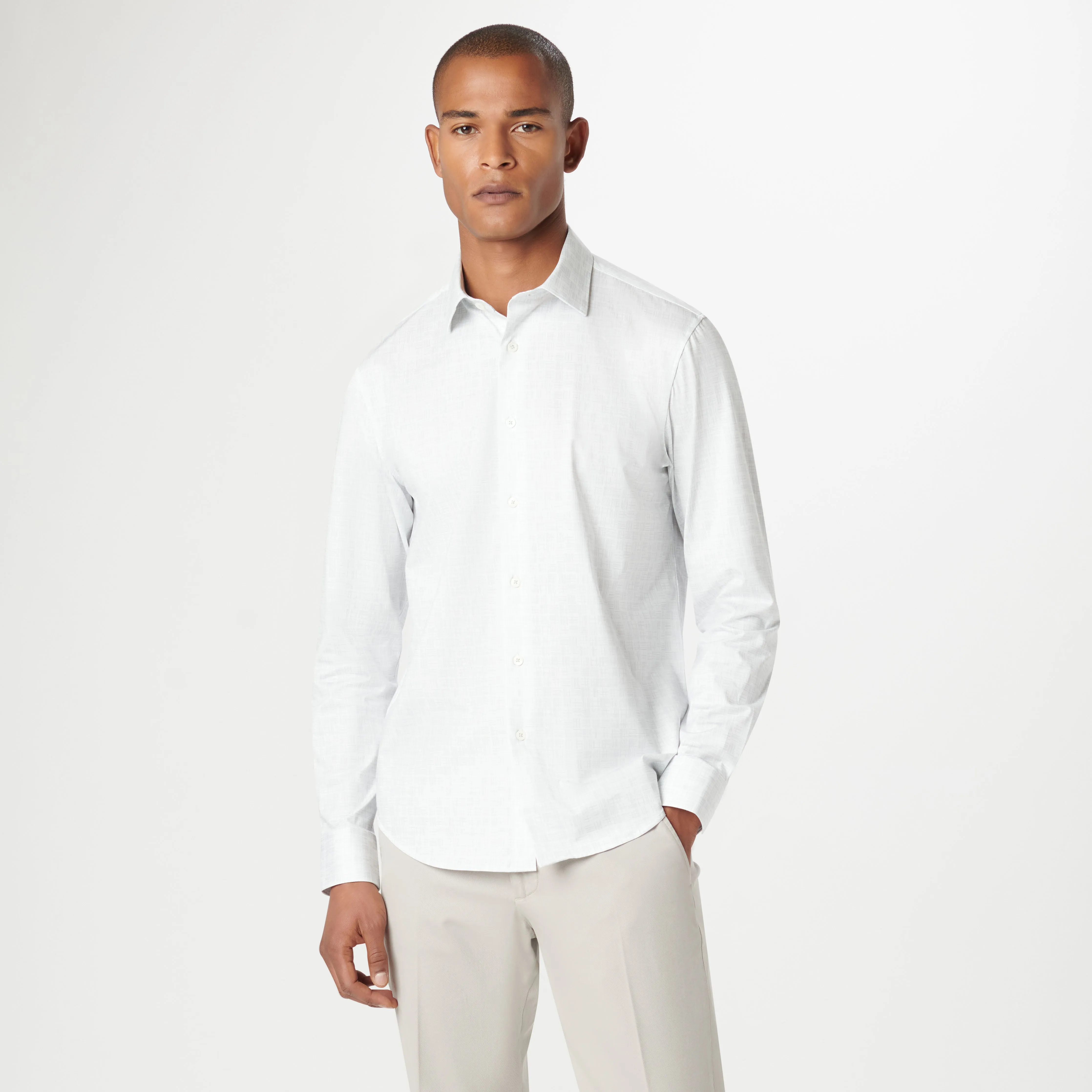 James Asymmetric Check OoohCotton Shirt