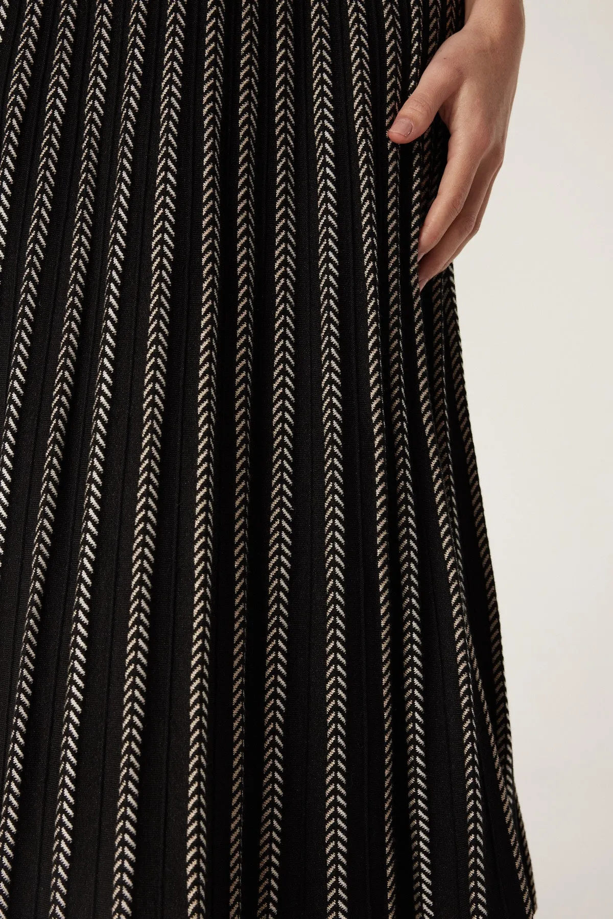 Joelle Knit Skirt - Black