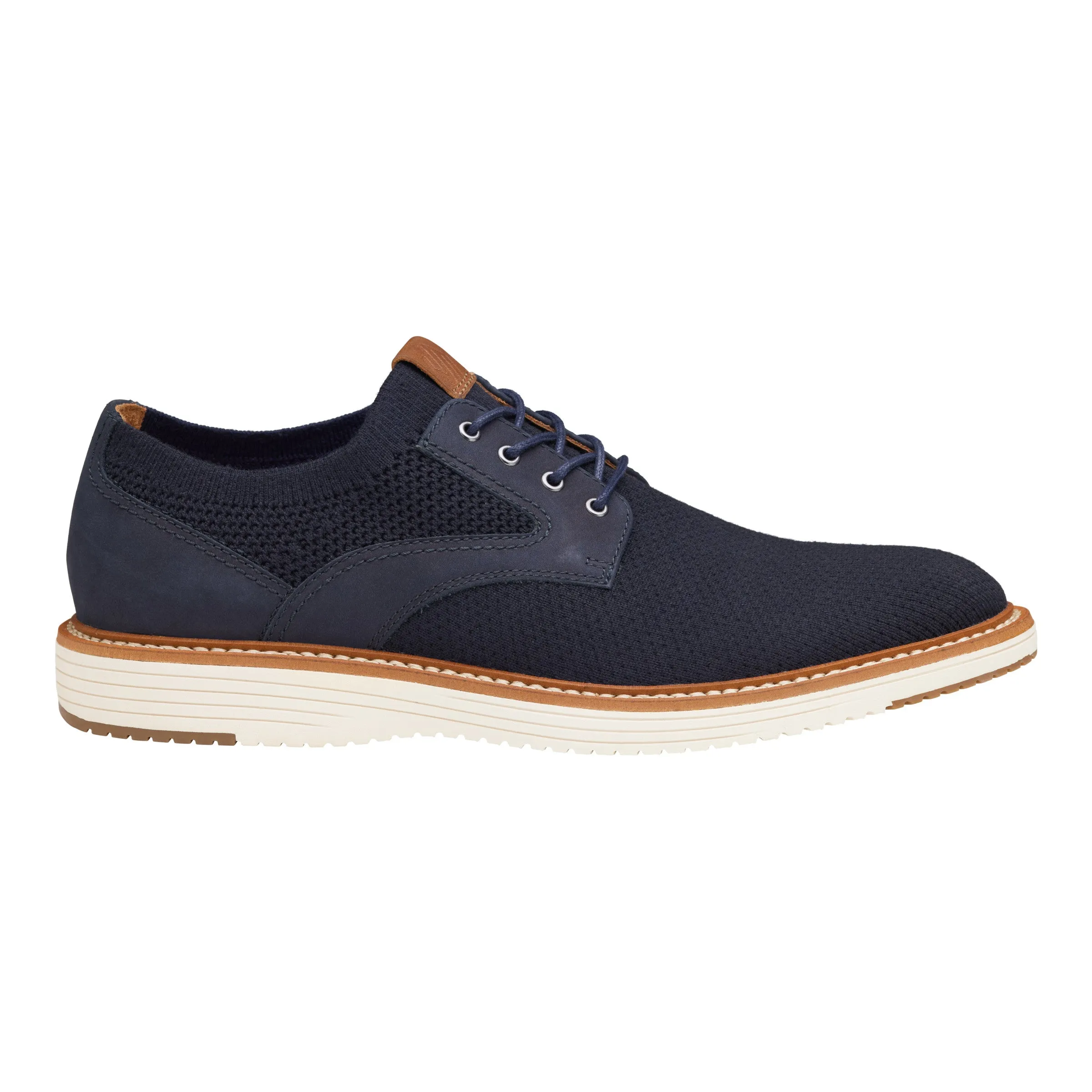 Johnston & Murphy - Upton Knit Plain Toe Navy