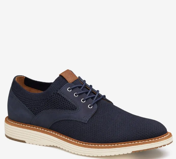 Johnston & Murphy Upton Knit Plain Toe, Navy