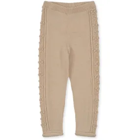 Konges Sløjd Almond Milk Cabby Knit Wool Pants