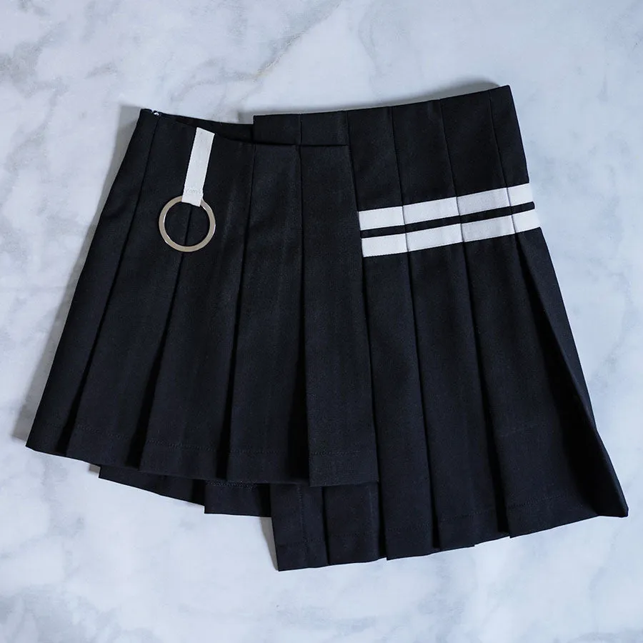 Kyoho Asymmetrical Pleated Skort