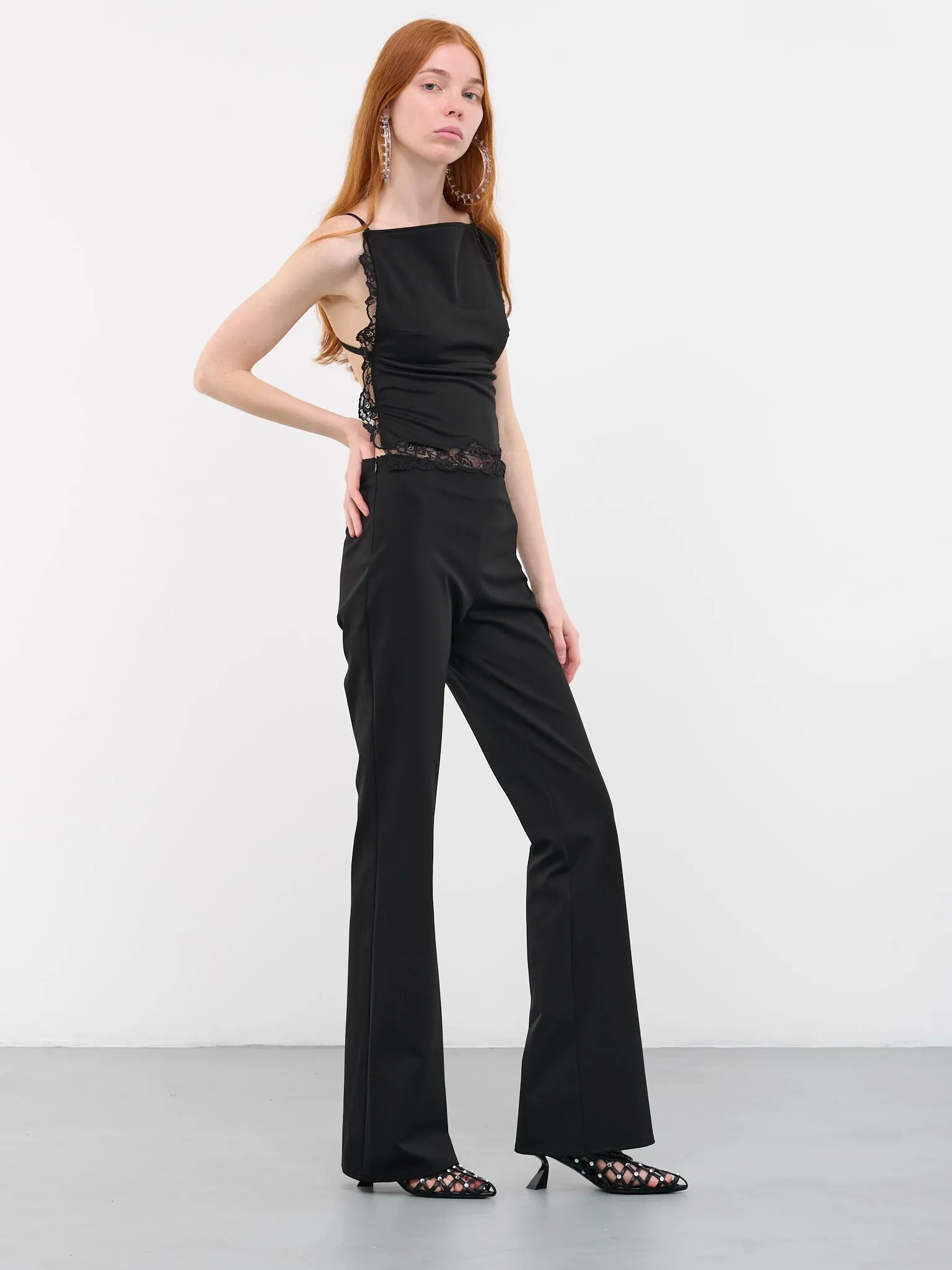 Lace Trousers (LG005-BLACK)