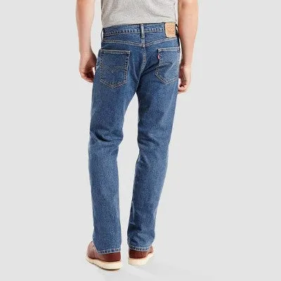 Levi's Men's 505 Mid Rise Regular Fit Straight Leg Full Fit Jeans Heavyweight