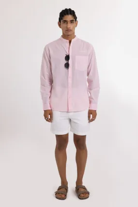 Linen Shirt // Baby Pink