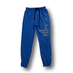 Love Junkie Sweats Kinda Day BLUE