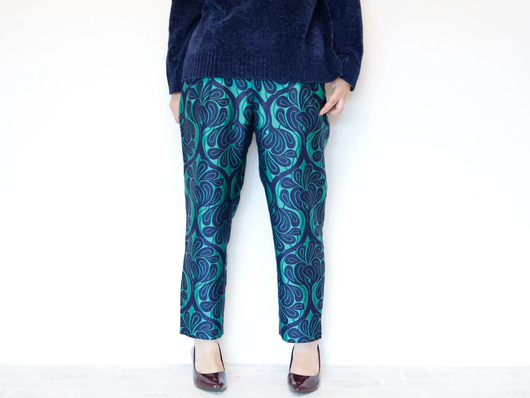 <P10V> COVENT GARDEN Green -Tapered Pants