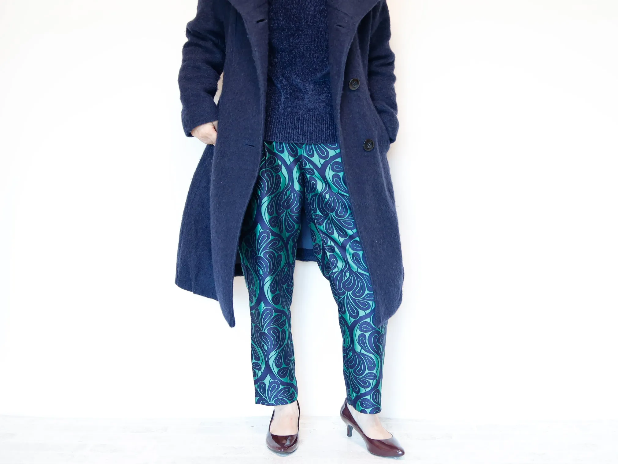 <P10V> COVENT GARDEN Green -Tapered Pants