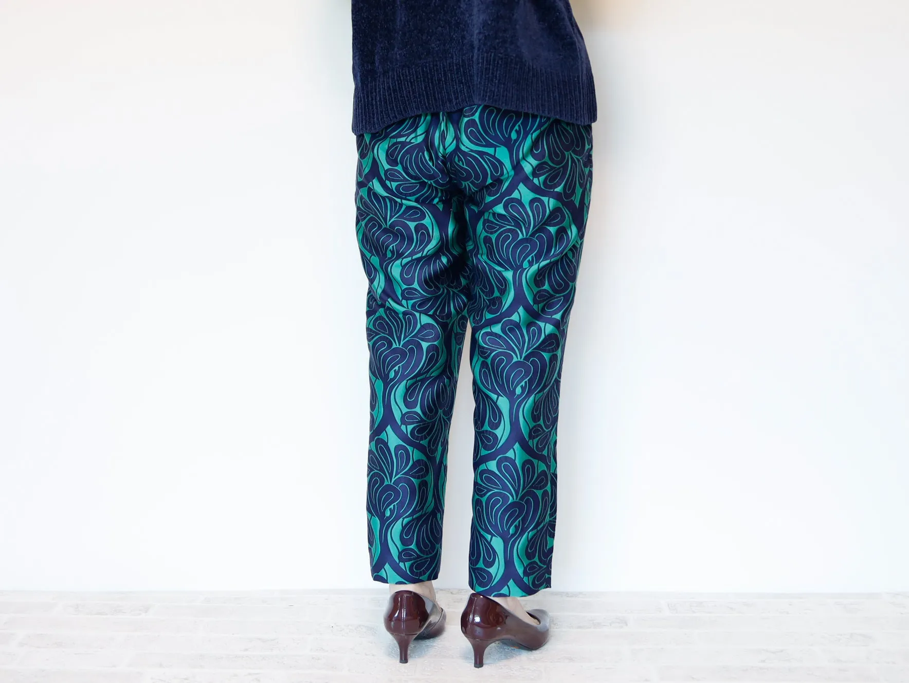 <P10V> COVENT GARDEN Green -Tapered Pants