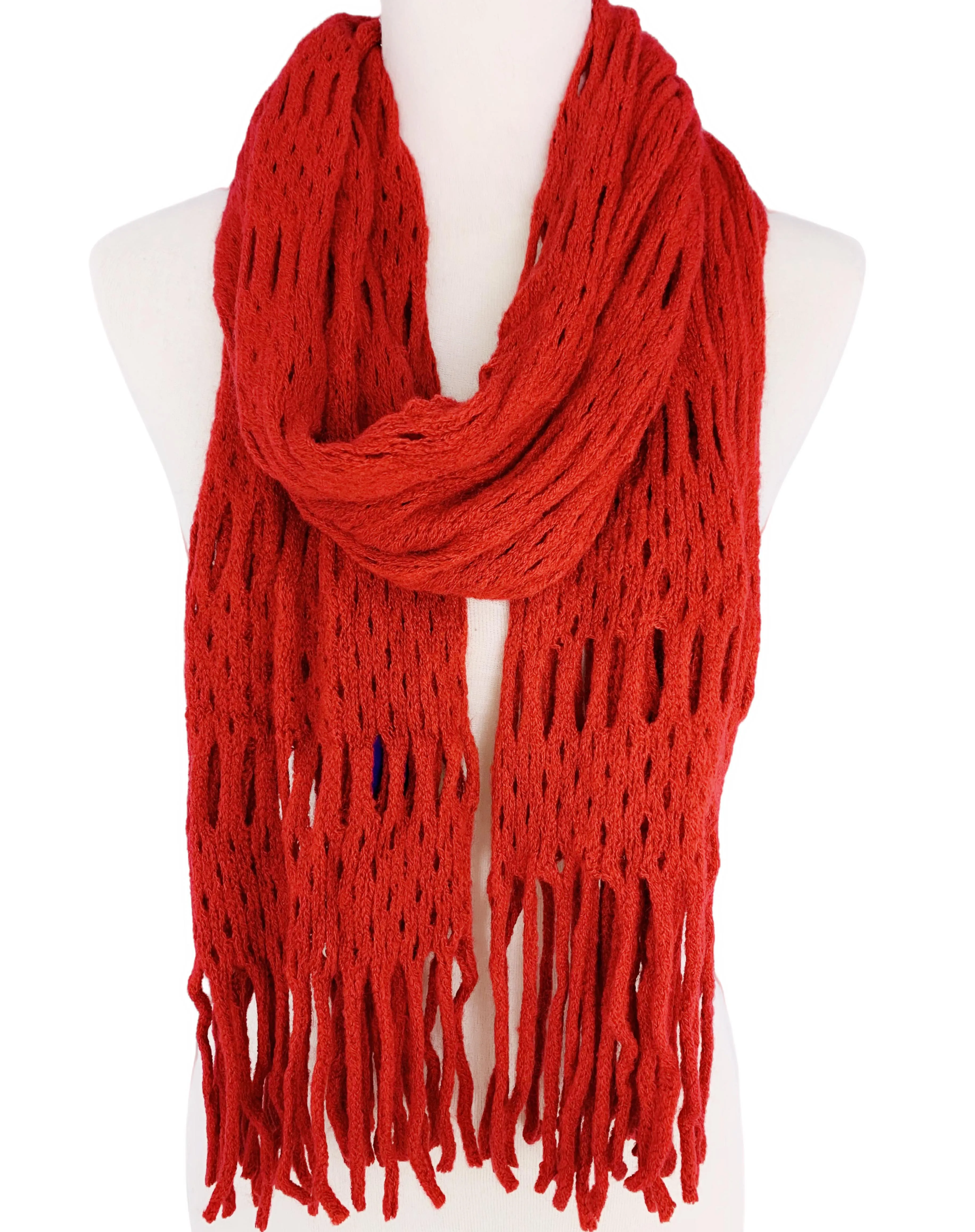 Magic Tubular Knit Scarf with Transformable Loop Design