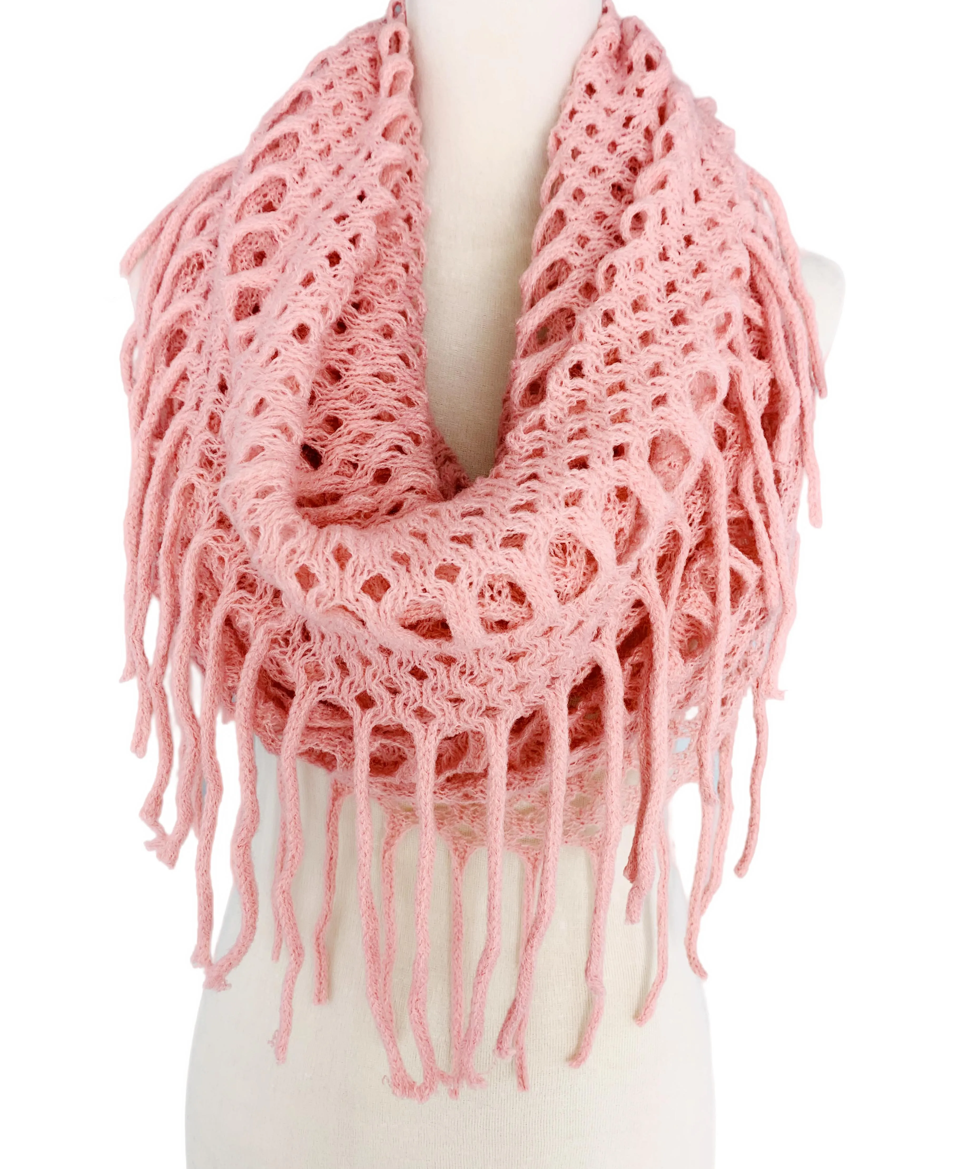 Magic Tubular Knit Scarf with Transformable Loop Design