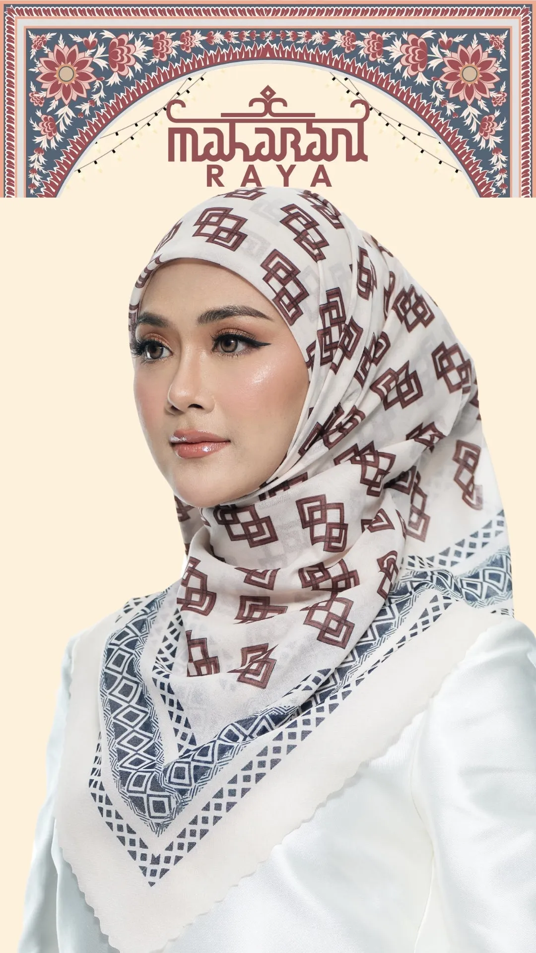 Maharani Raya Square Scarf