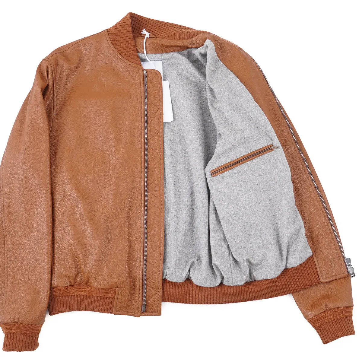 Manto Wool-Lined Deerskin Leather Jacket