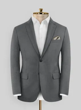 Marco Stretch Steel Gray Wool Jacket