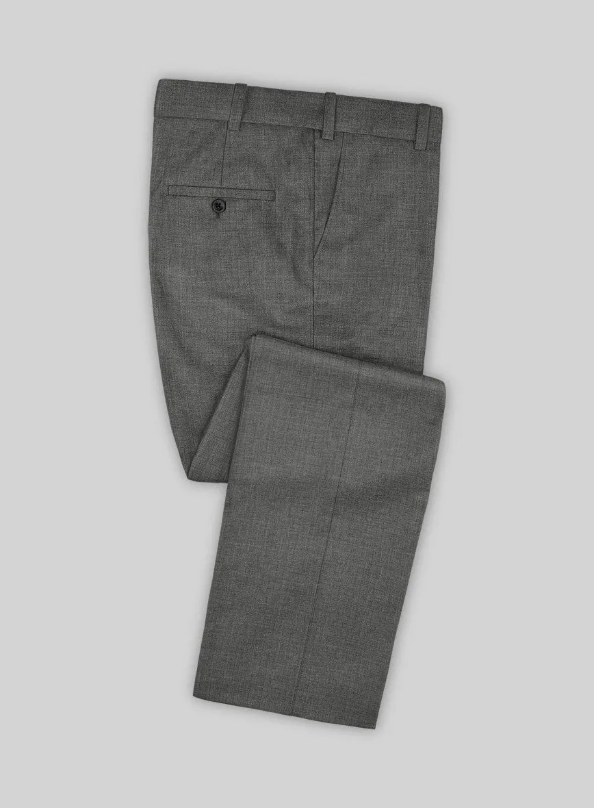 Marco Stretch Worsted Gray Wool Suit