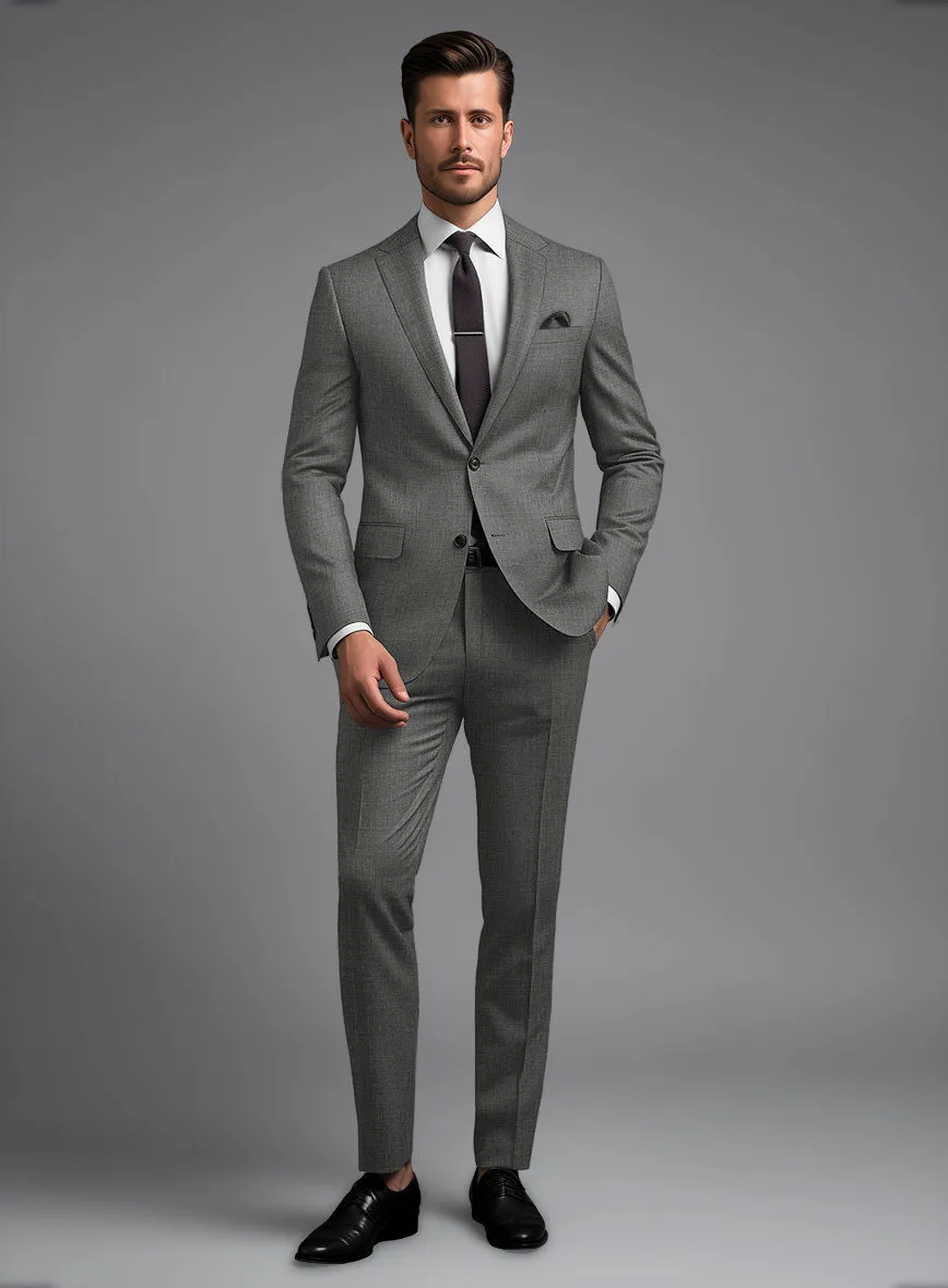 Marco Stretch Worsted Gray Wool Suit