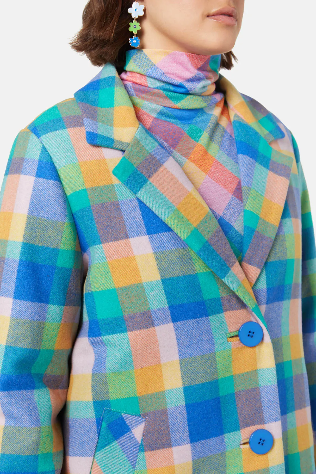 Marley Check Coat