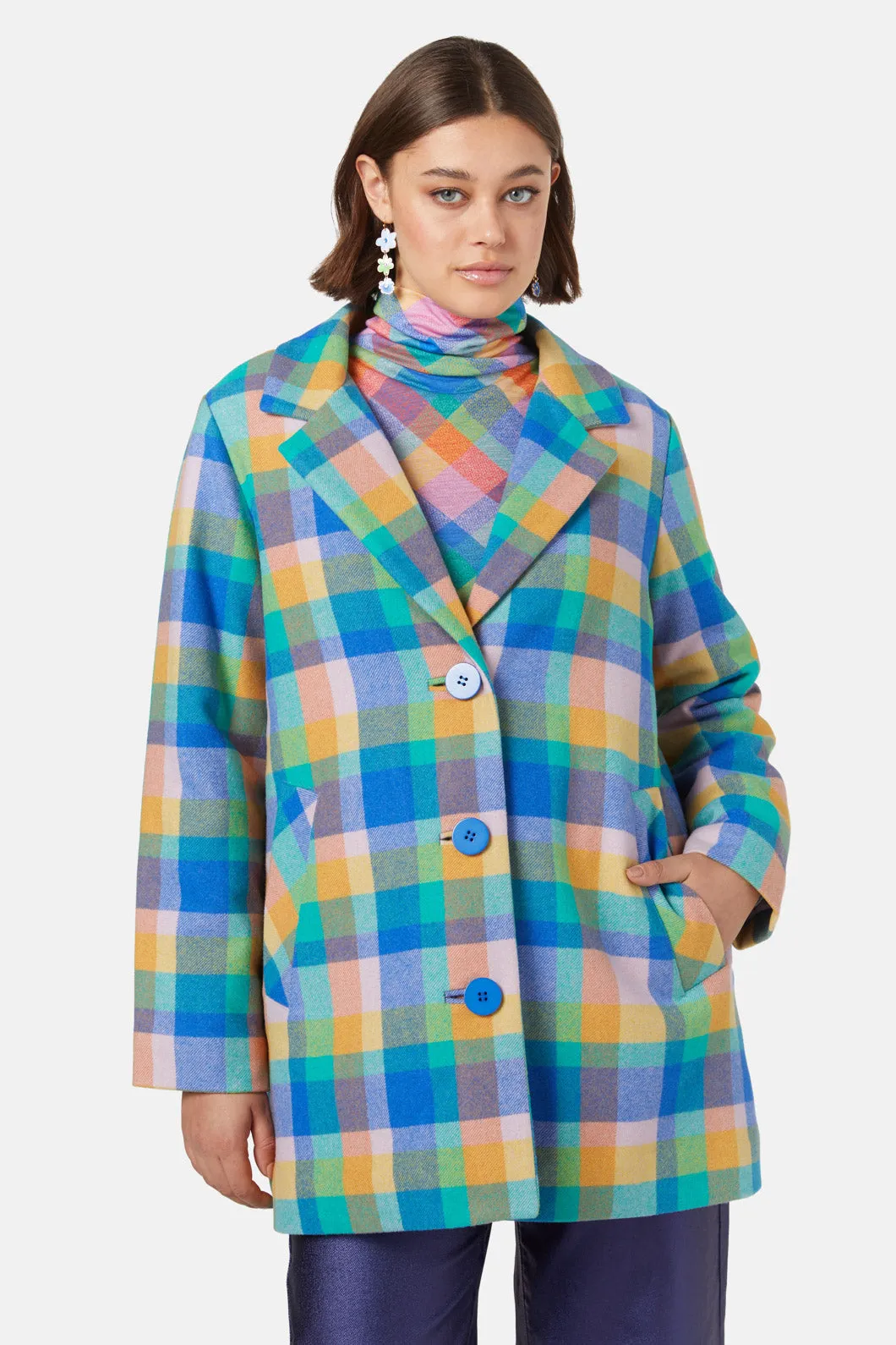 Marley Check Coat