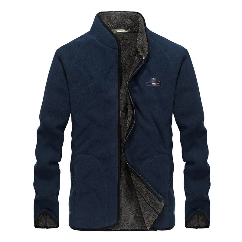 Men's fleece jacket sweater