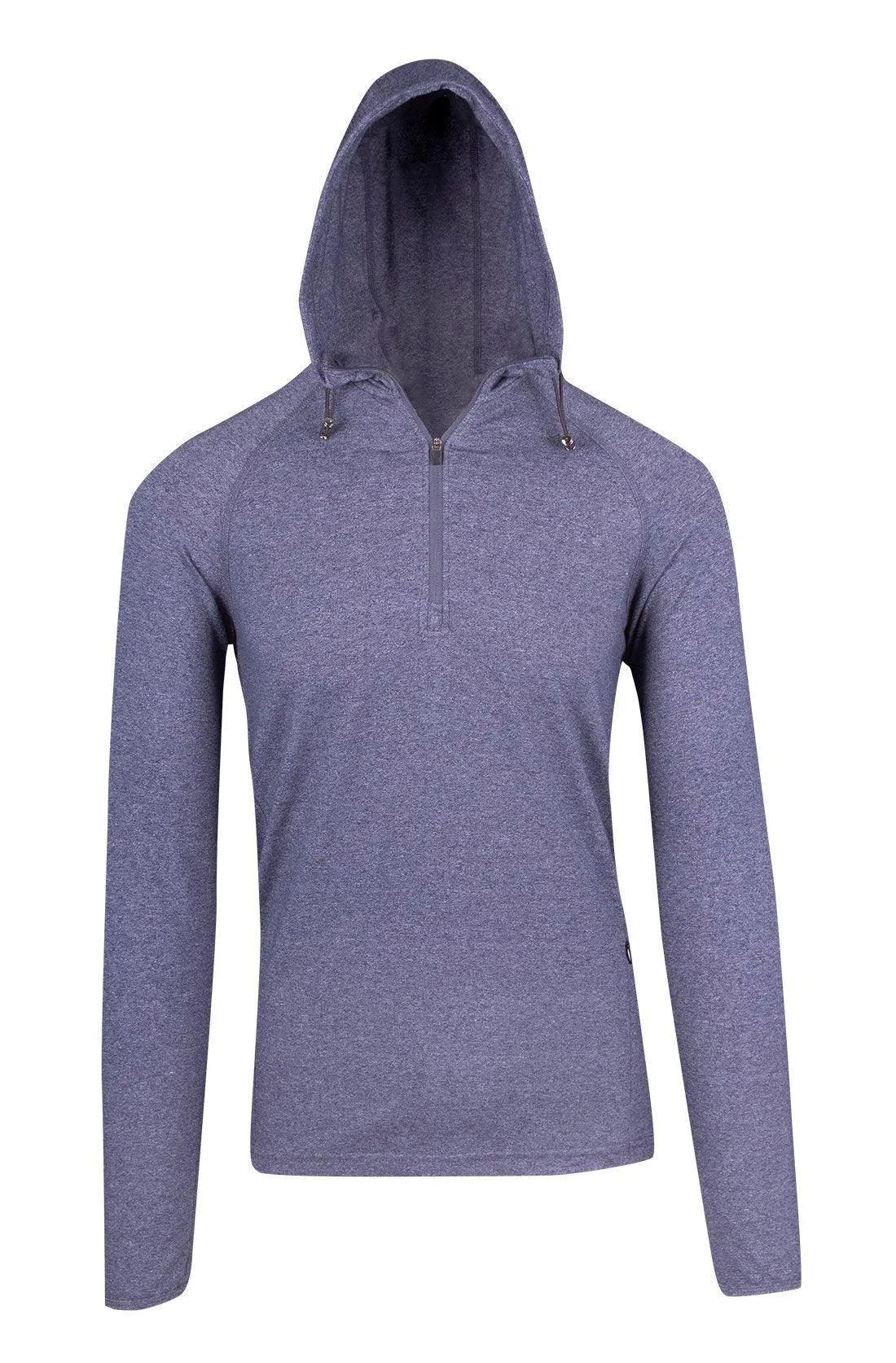 Mens Greatness 1/2 Zip Hoodie - Navy Heather