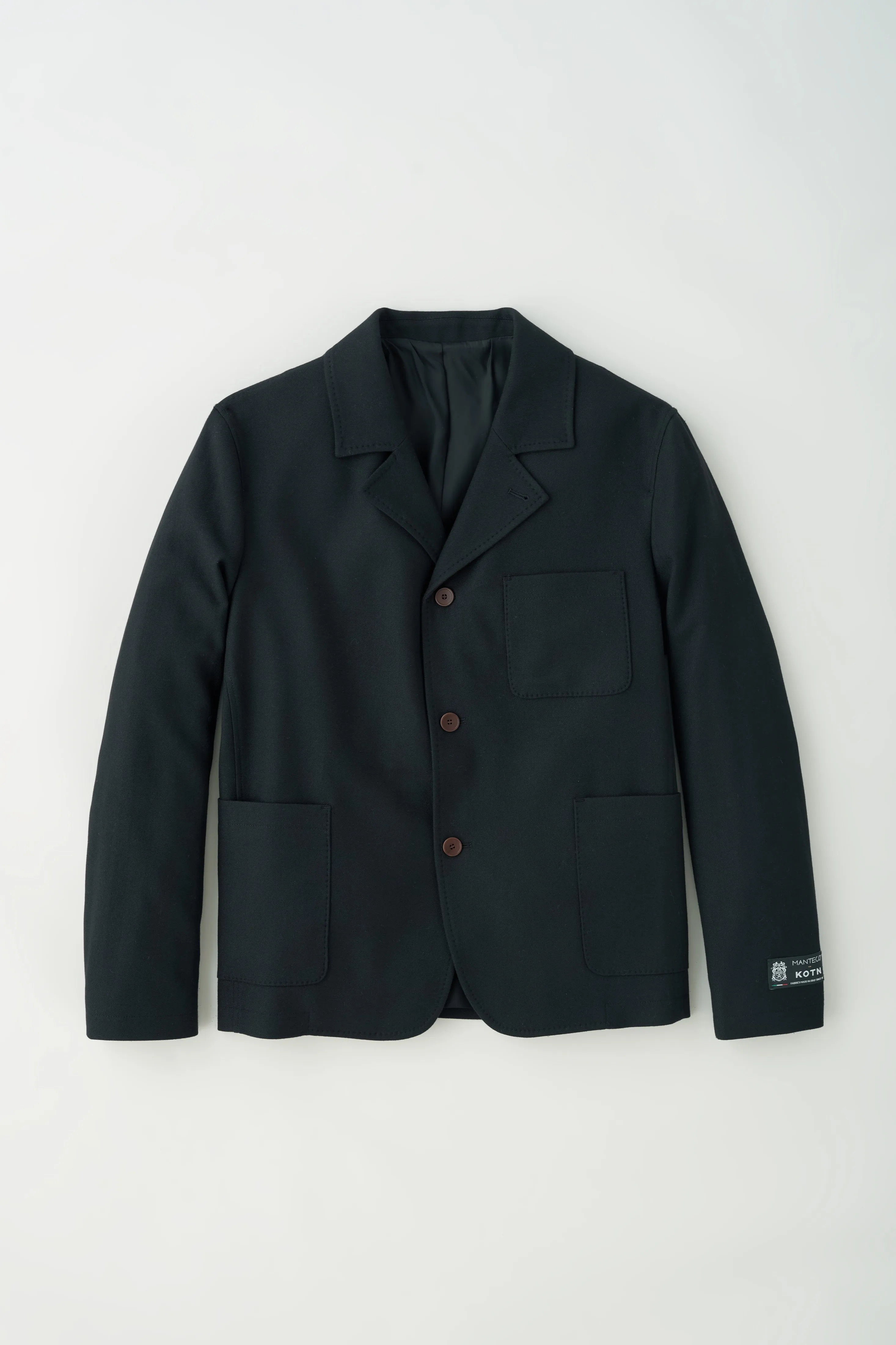 Men's Wool Sportcoat in Black