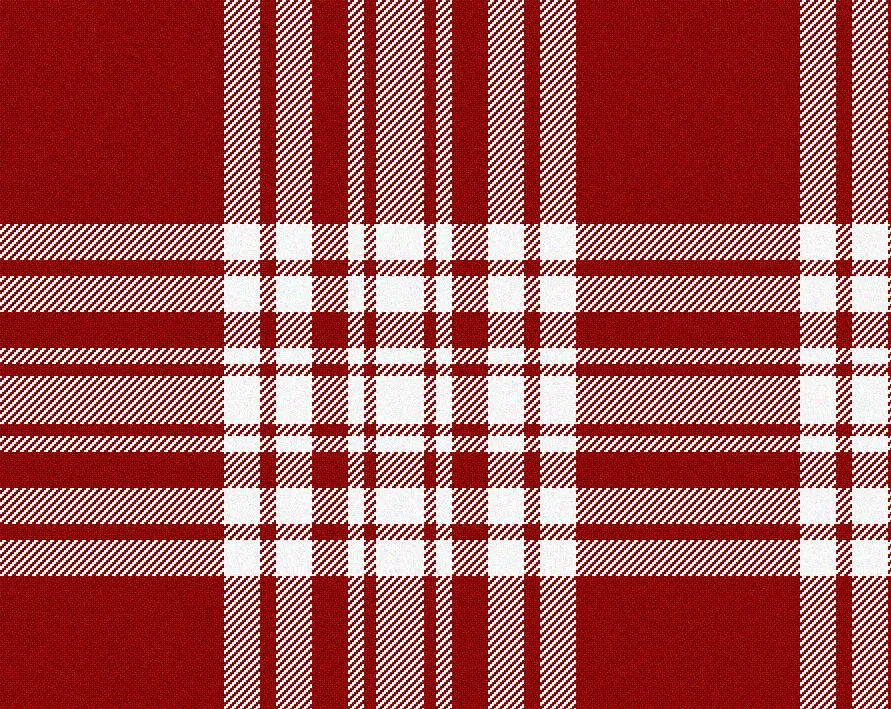 Menzies Red/White Modern Tartan Scarf