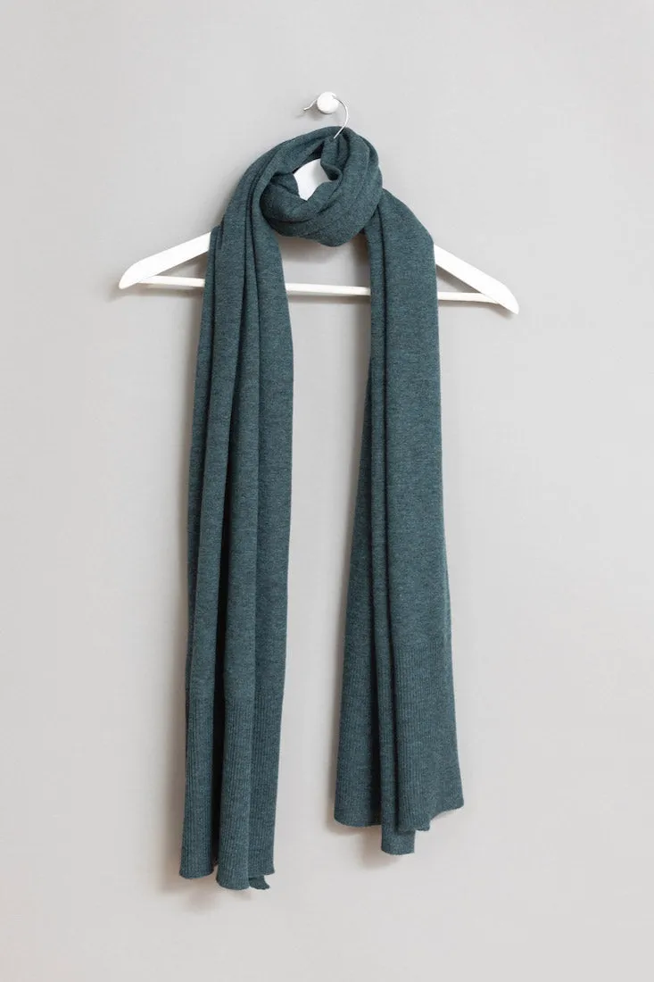 Merino Edge Rib Scarf