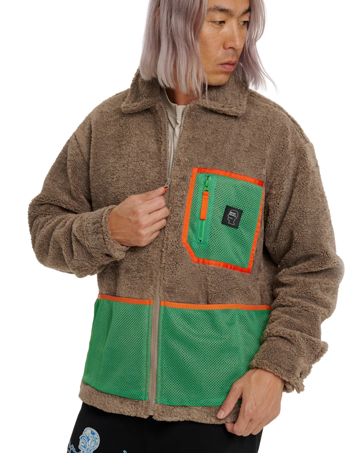 Mesherpa Zip Jacket - Nutmeg